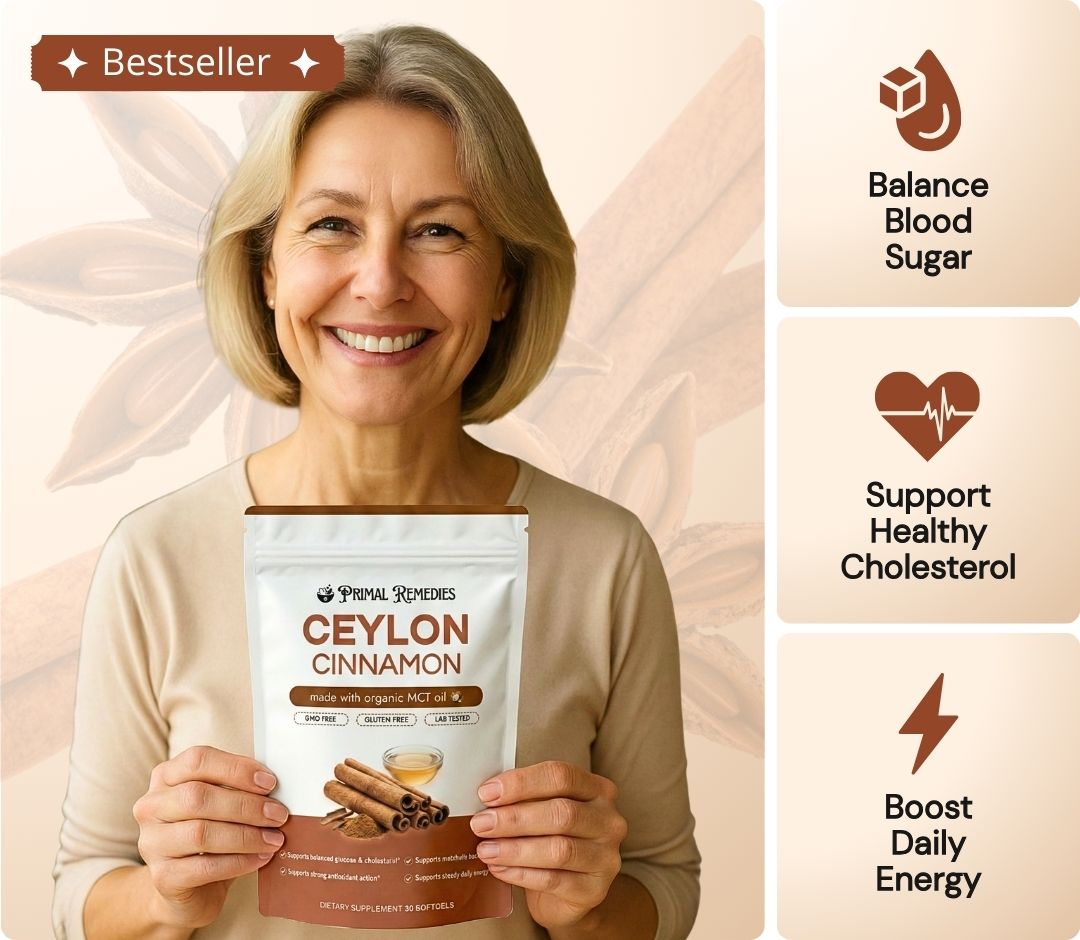 Ceylon Cinnamon 7200mg Equivalent with MCT Oil